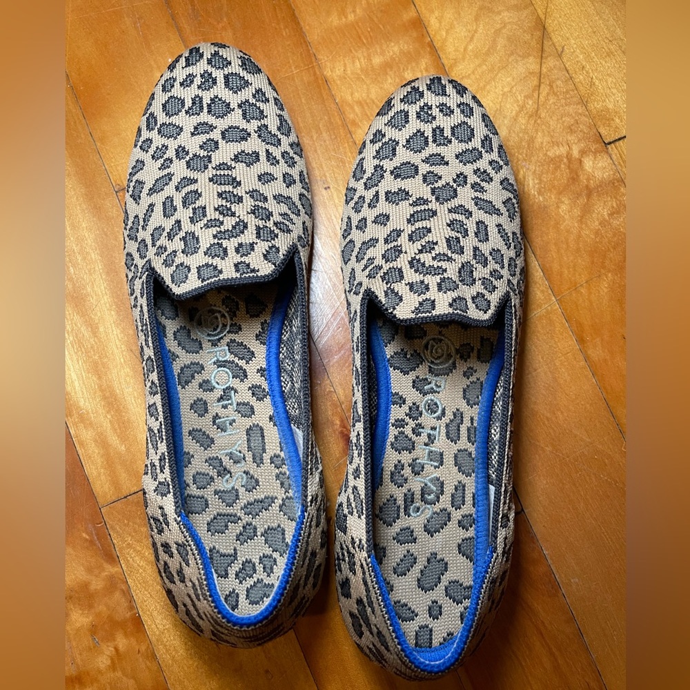 Rothy’s in leopard print size 7